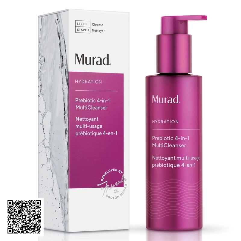 Sữa Rửa Mặt Tẩy Trang 4 Trong 1 Murad Prebiotic 4-in-1 Multi Cleanser Mỹ 150ml
