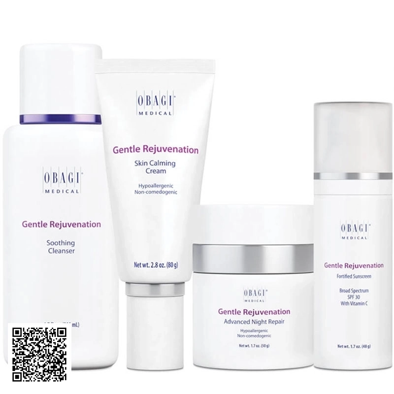 Bộ Sản Phẩm Hỗ Trợ Ngừa Lão Hóa Obagi Gentle Rejuvenation Set Mỹ