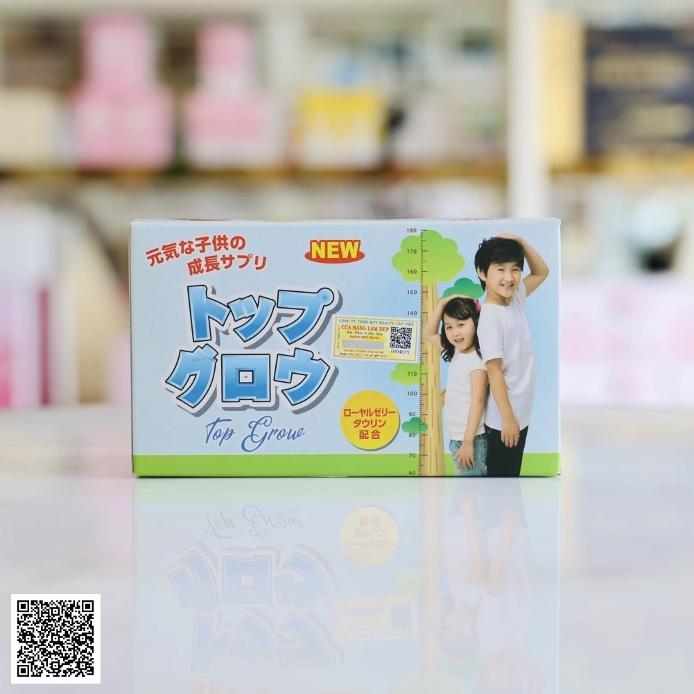 Siro Vitamin Top Grow Jpanwell Hỗ Trợ Tăng Chiều Cao Cho Trẻ Nhật Bản 30ml x 10 Chai