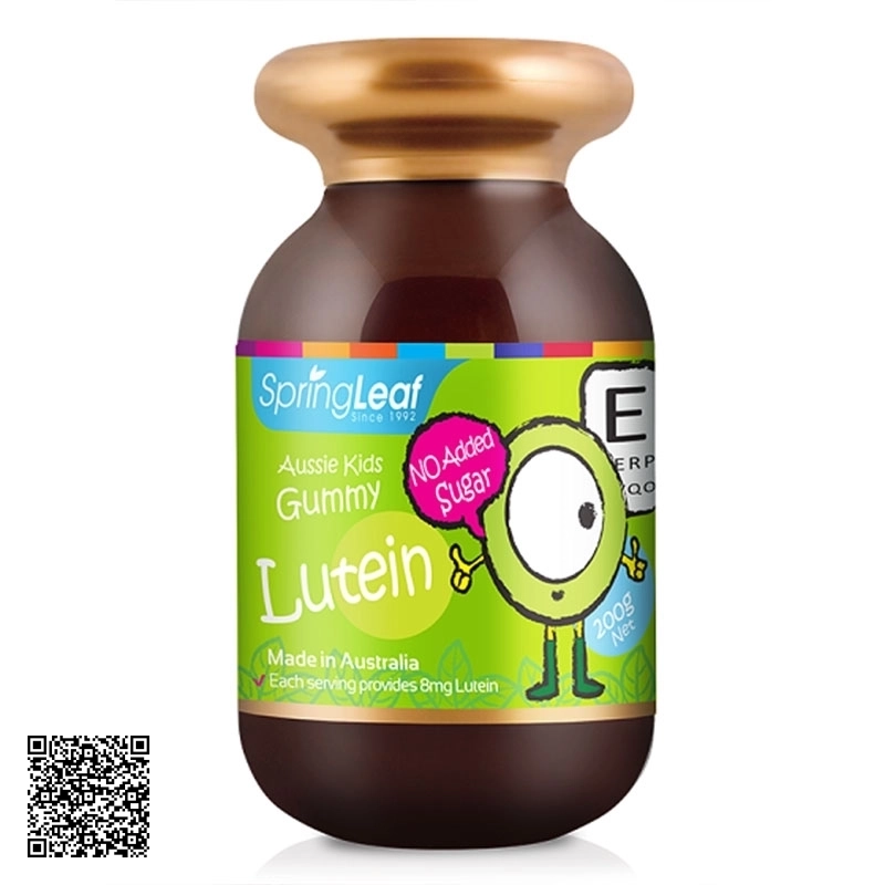 Viên Nhai Bổ Mắt Cho Bé Spring Leaf Aussie Lutein Kids Gummy Của Úc 80 Viên