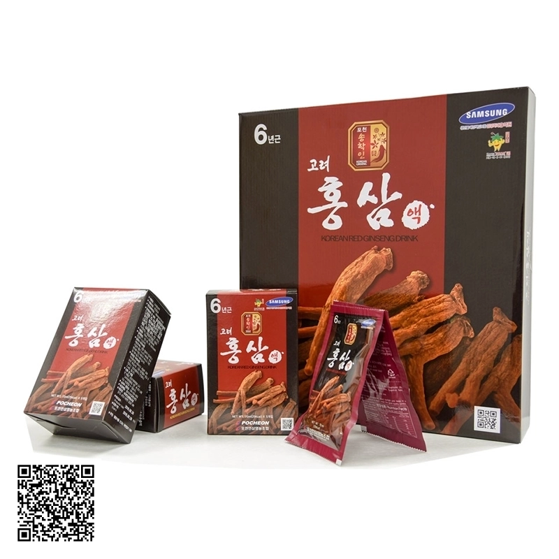 Nước Hồng Sâm Pocheon 6 Năm Tuổi Của Hàn Quốc Hộp 30 Gói