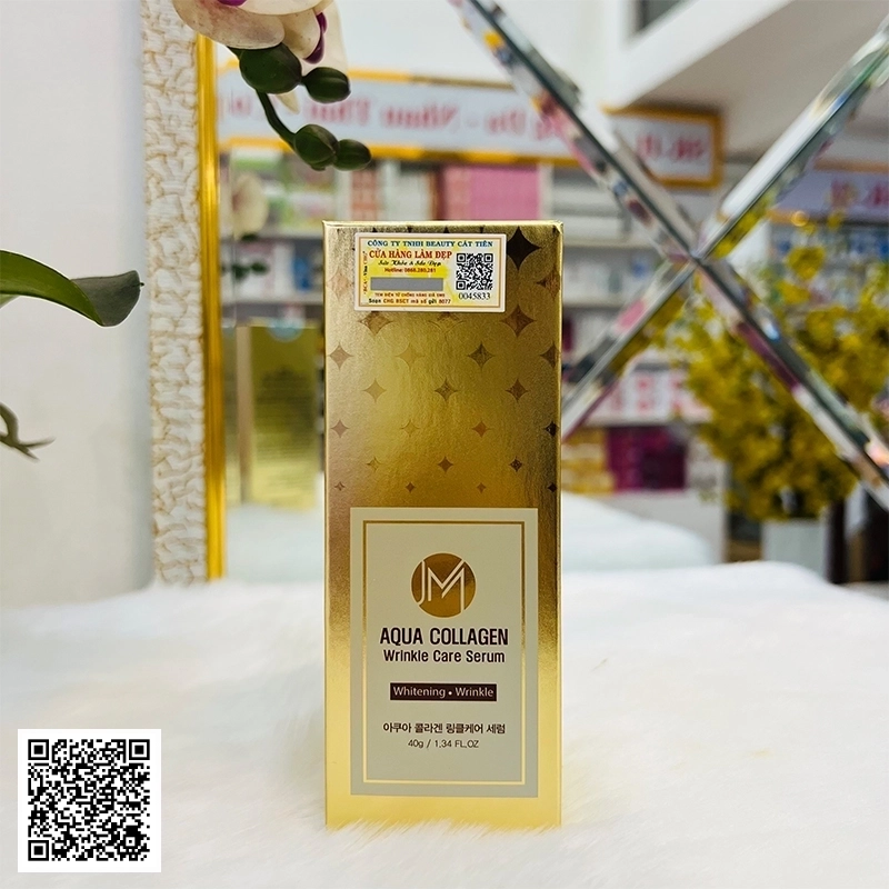 Serum Trắng Da JM Aqua Collagen Wrinkle Care Serum Của Hàn Quốc 40g