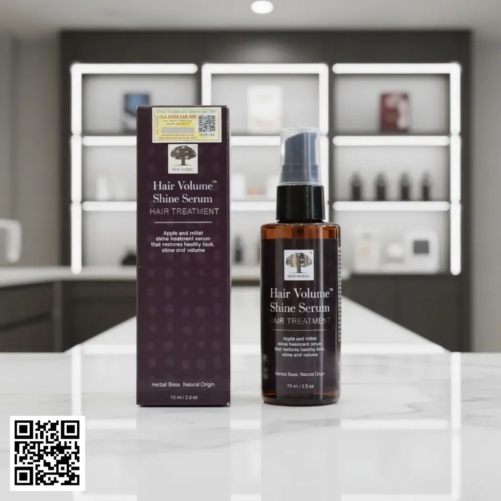 Serum Mọc Tóc Hair Volume Shine Serum New Nordic Từ Thụy Điển 75ml