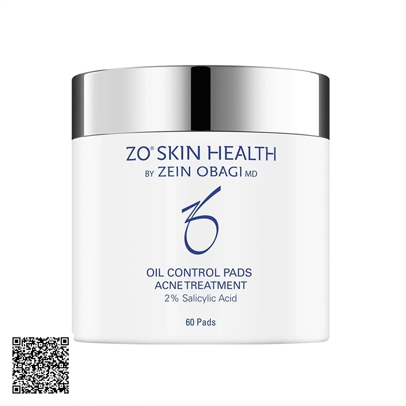 ZO Skin Health Oil Control Pads Acne Treatment Miếng Tẩy Tế Bào Chết, Giảm Mụn Từ Mỹ 60 Miếng