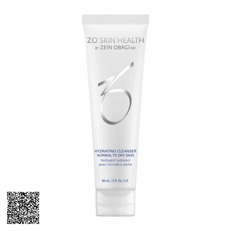 ZO Skin Health Hydrating Cleanser Normal To Dry Skin Sữa Rửa Mặt Da Khô, Da Nhạy Cảm Từ Mỹ 60ml