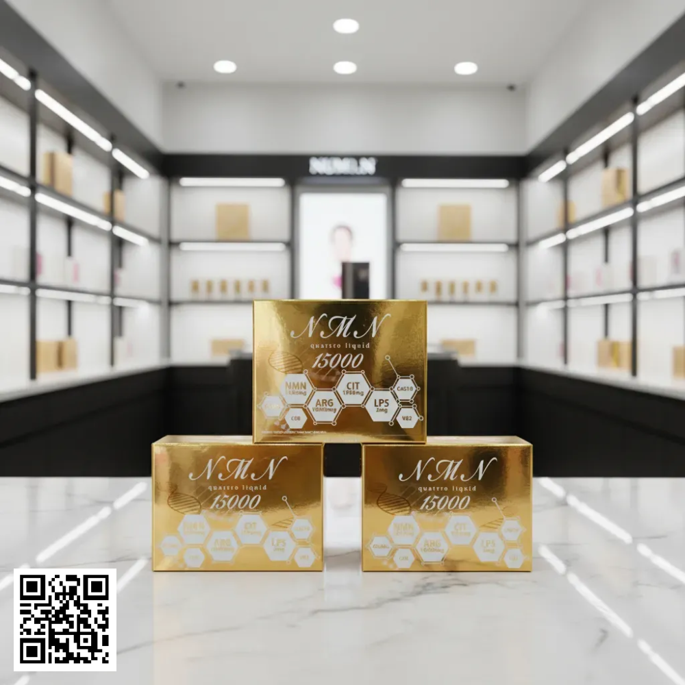 Nước Uống Trẻ Hoá Da NMN Quattro Liquid 15000 Nhật Bản 30 Chai