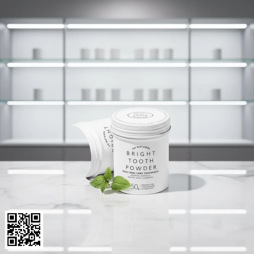 Bột Trắng Răng Sonatural Bright Tooth Powder Của Hàn Quốc 50g