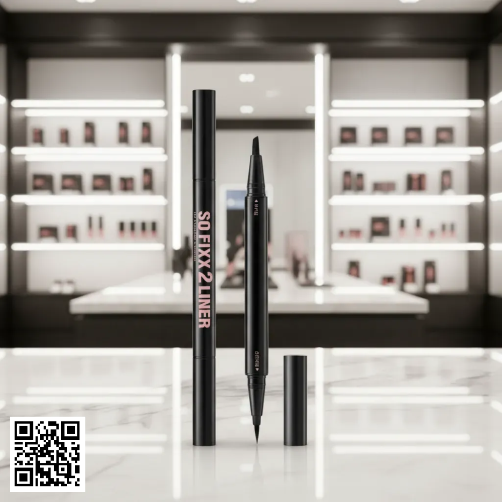 Chì Kẻ Mắt 2 Đầu So Natural So Fix 2 Liner Của Hàn Quốc 40g
