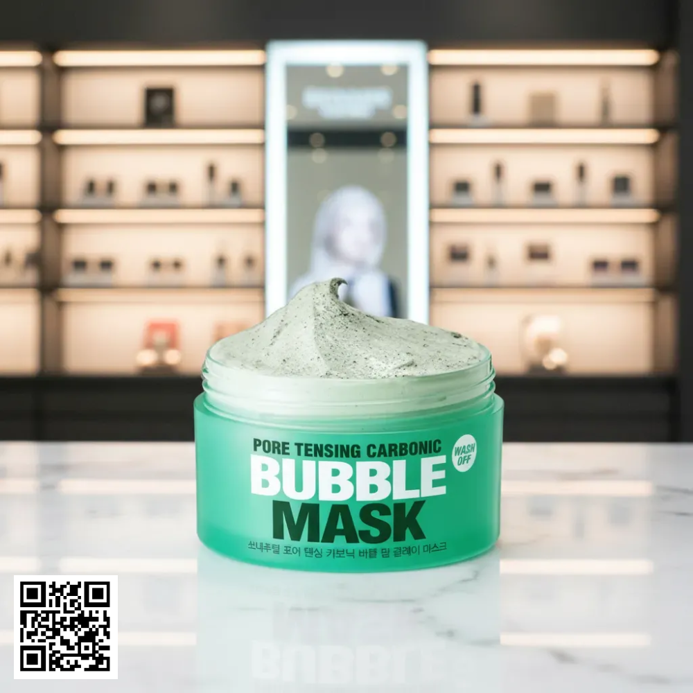 Mặt Nạ Thải Độc SoNatural Pore Tensing Carbonic Bubble Mask Của Hàn Quốc 130g