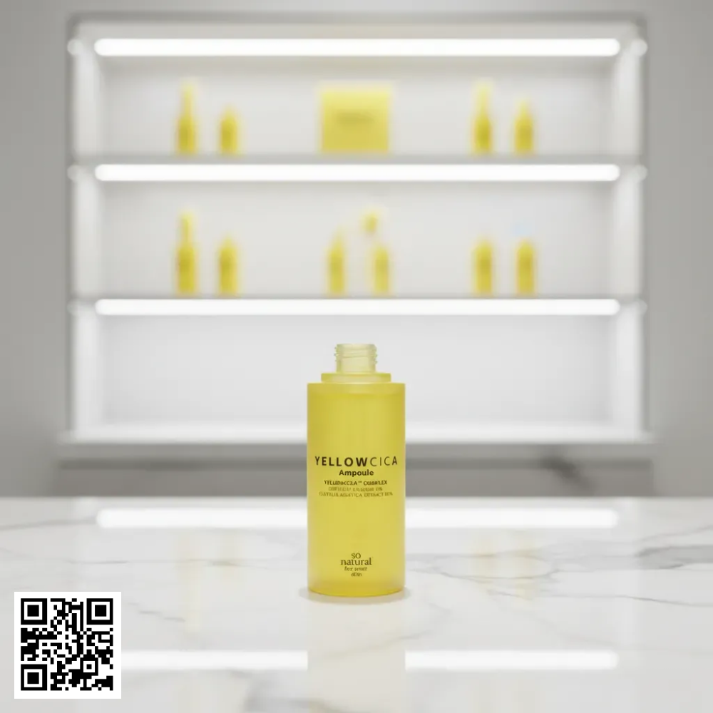 Serum Giảm Mụn Yellow Cica Ampoule SoNatural Của Hàn Quốc 50ml