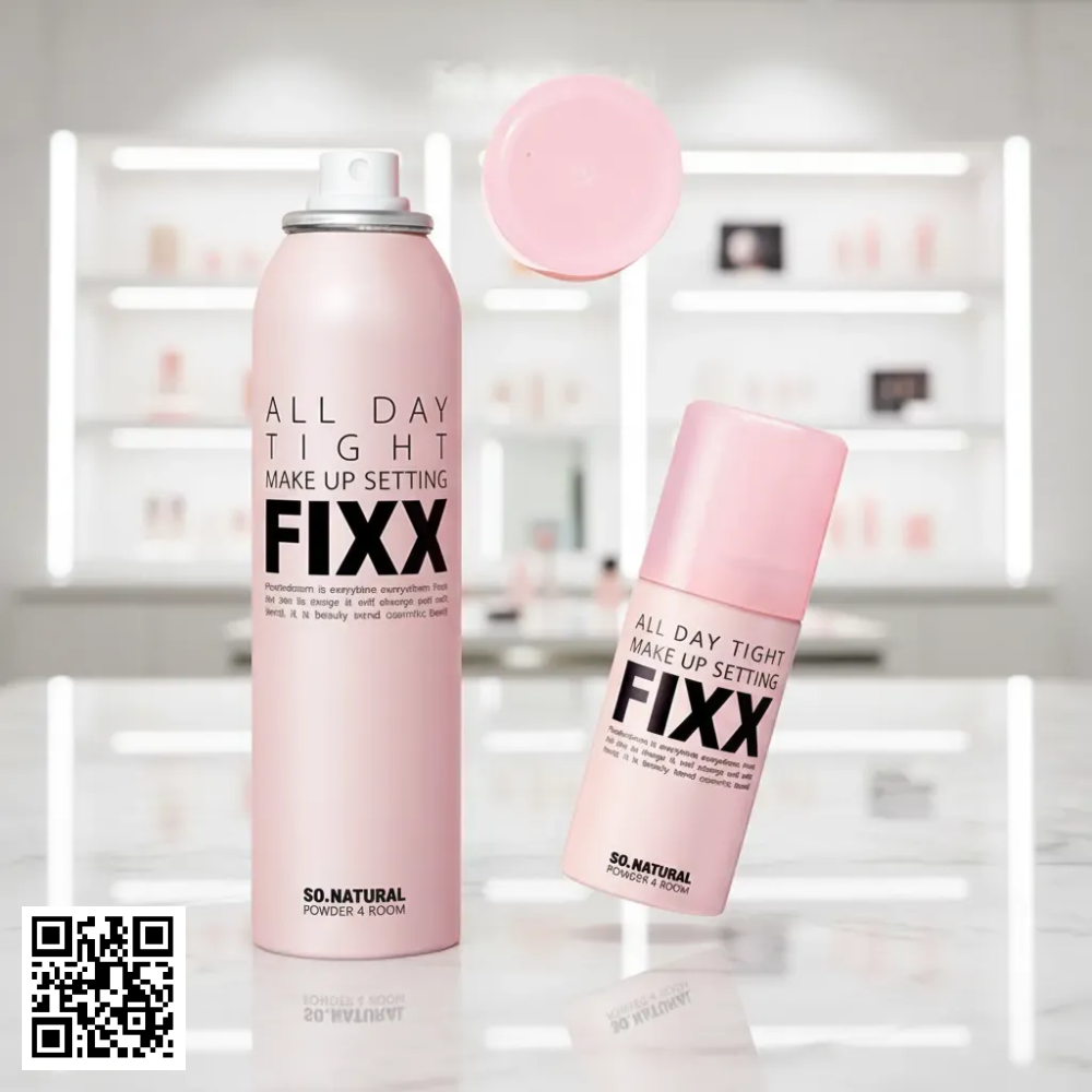 Xịt Khóa Nền Trang Điểm So Natural All Day Tight Make Up Setting Fixx Của Hàn Quốc 75ml
