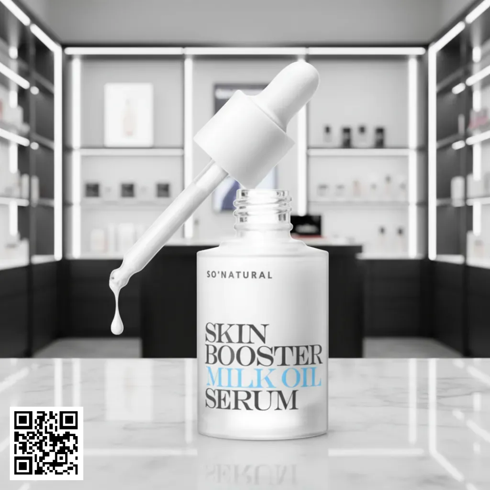 Tinh Chất Kích Trắng Da SoNatural Skin Booster Milk Oil Serum Của Hàn Quốc 30ml