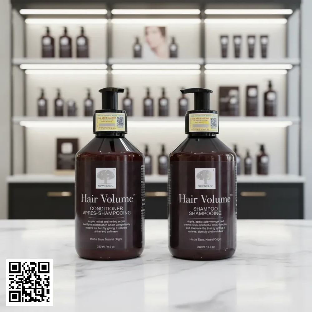 Bộ Gội Xả Hair Volume New Nordic Kích Thích Mọc Tóc Của Thuỵ Điển