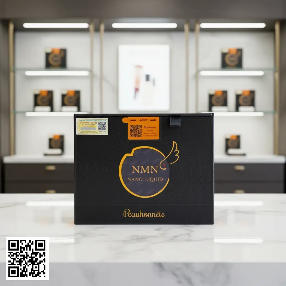NMN Nano Liquid Peauhonnete Nước Uống Trường Thọ Nhật Bản Hộp12 Chai