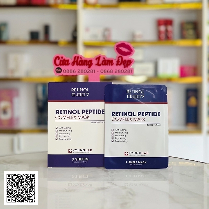 Mặt Nạ KyungLab Retinol Peptide Complex Của Hàn Quốc