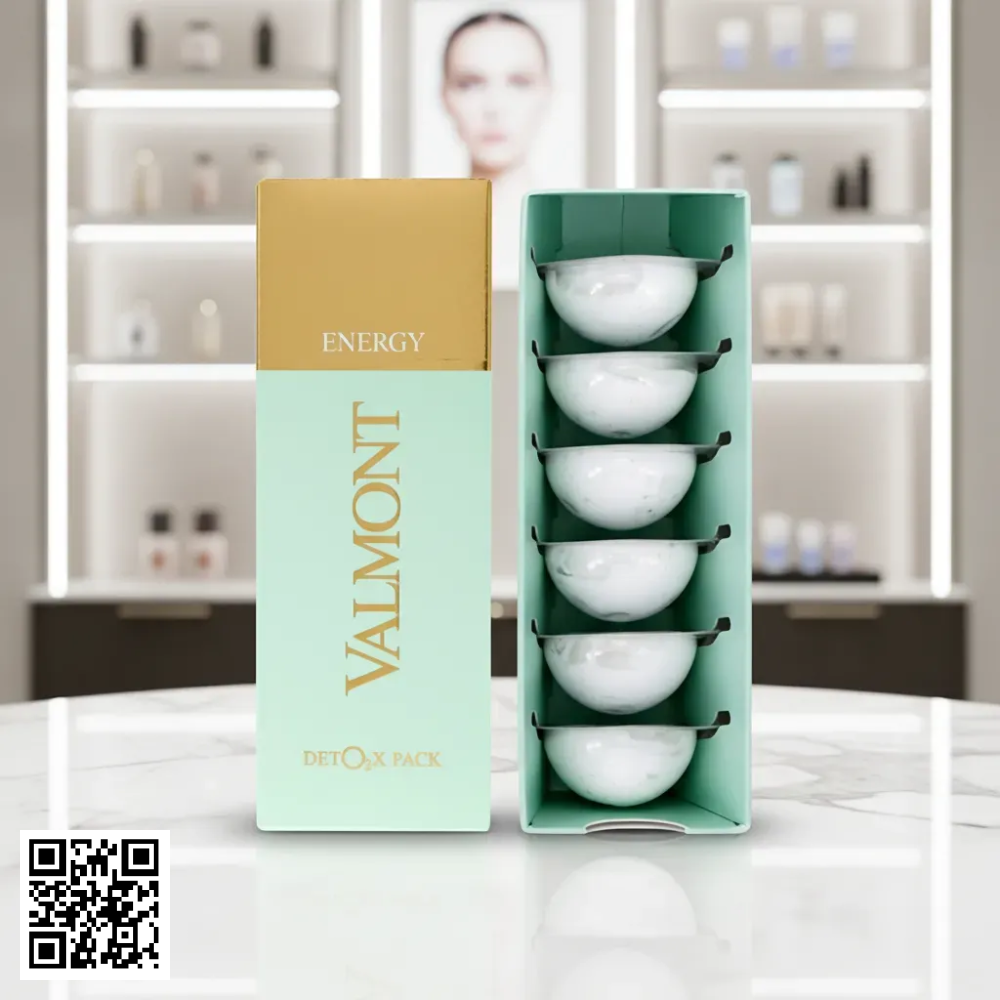 Mặt Nạ Cung Cấp Oxy Và Thải Độc Cho Da Valmont Energy Deto2x Pack 6 Hũ