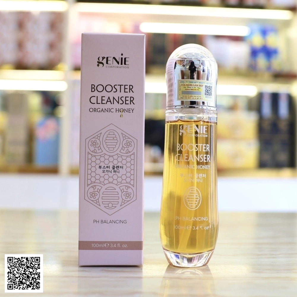 Sửa Rửa Mặt Chiết Xuất Mật Ong Genie Booster Cleanser Của Hàn Quốc 100ml