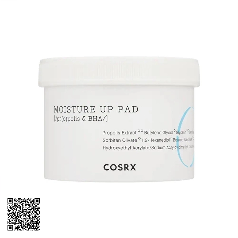 Bông Cấp Ẩm Cho Da Cosrx One Step Moisture Up Pad 70 Miếng