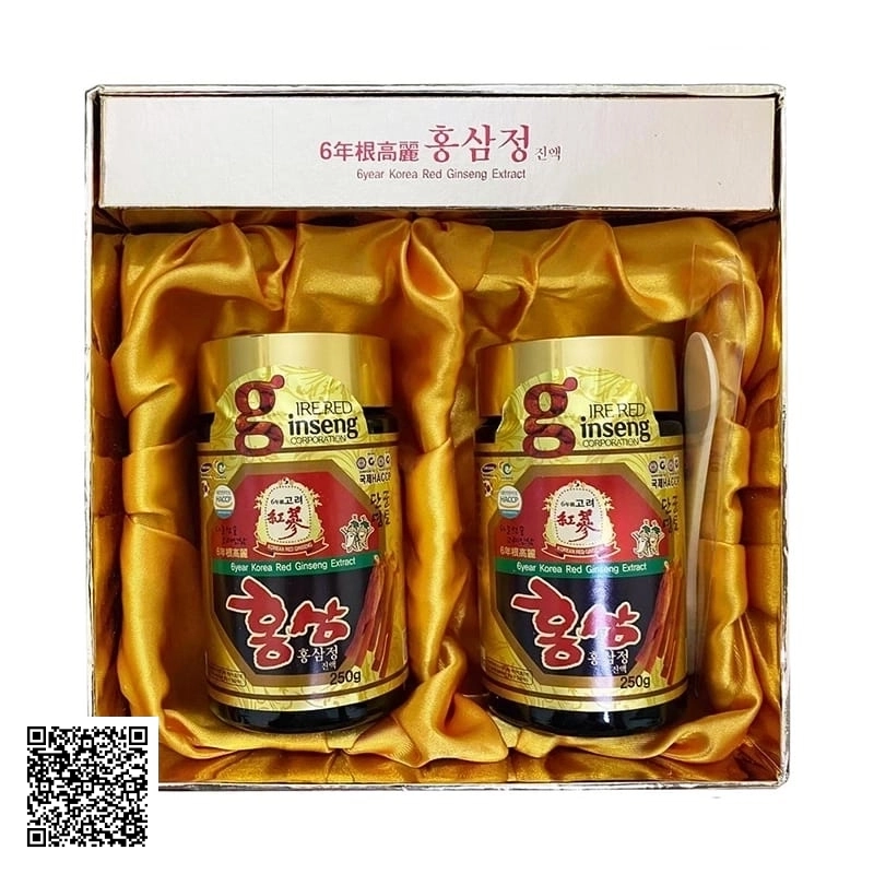 Cao Hồng Sâm Kanghwa 6 Years Korean Red Ginseng Extract Của Hàn Quốc (250g x 2 lọ)
