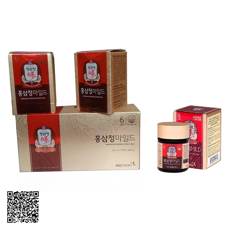 Cao Hồng Sâm KGC Korean Red Ginseng Extract Của Hàn Quốc 3 Lọ/Hộp