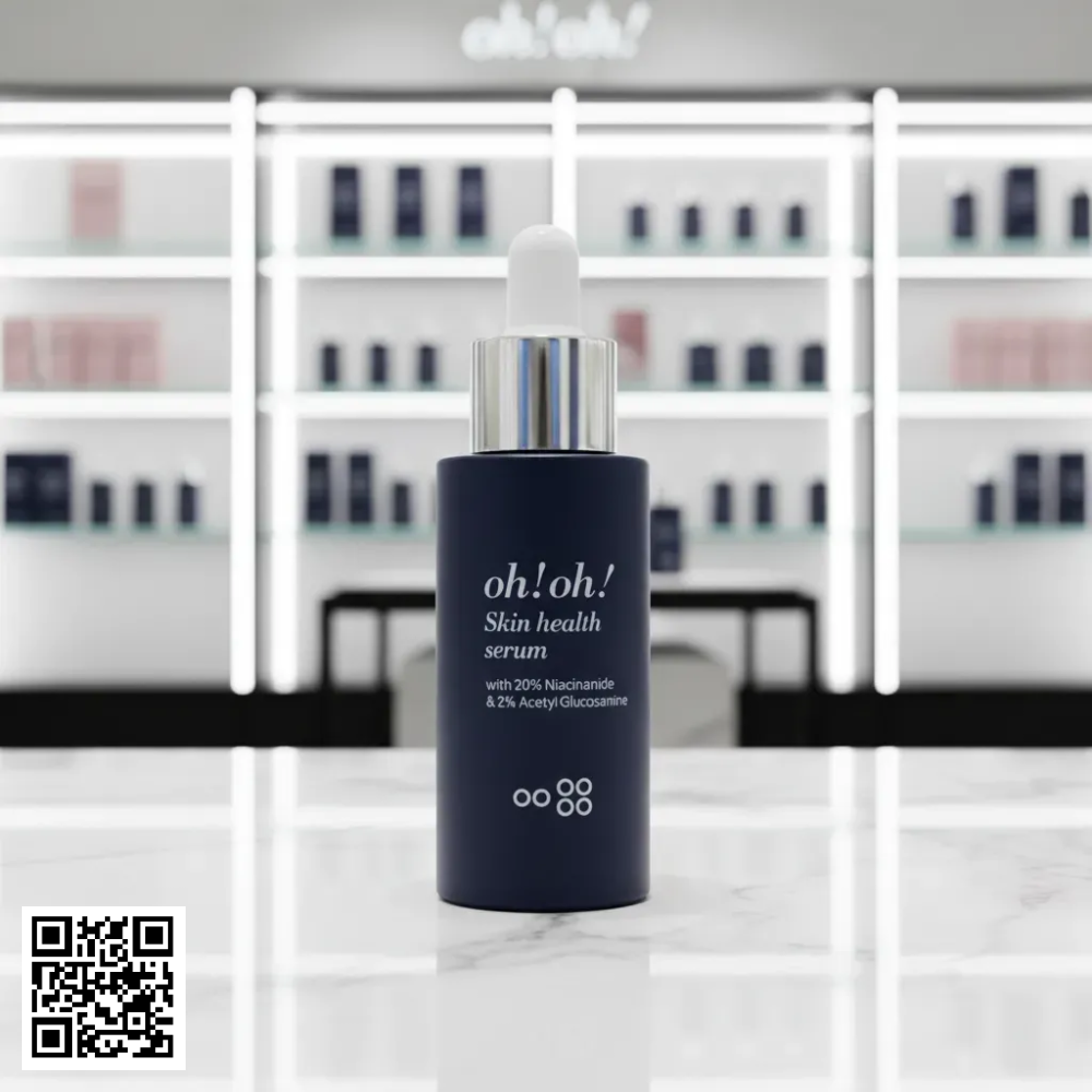 Tinh Chất Sáng Da Oh!Oh! Skin Health Serum With 20% Niacinamide & 2% Acetyl Glucosamine 30ml