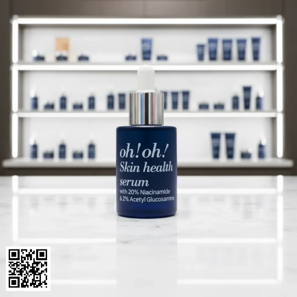 Tinh Chất Sáng Da Oh!Oh! Skin Health Serum With 20% Niacinamide & 2% Acetyl Glucosamine 10ml