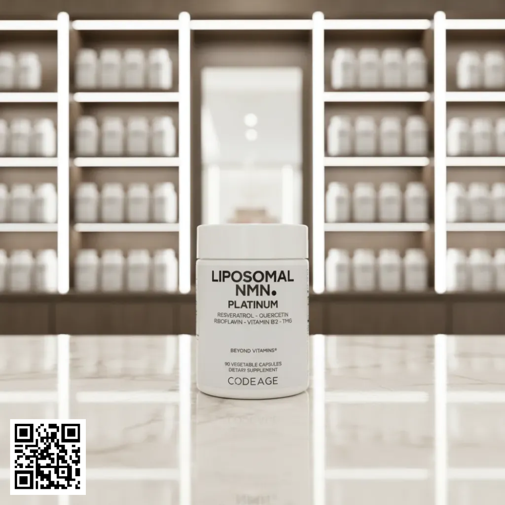 Viên Uống CodeAge Liposomal NMN Trẻ Hóa Da, Hỗ Trợ Ngừa Lão Hóa Mỹ 90 Viên