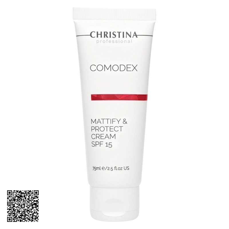 Kem Chống Nắng Cho Da Mụn Christina Comodex Mattify & Protect Cream SPF15 75ml