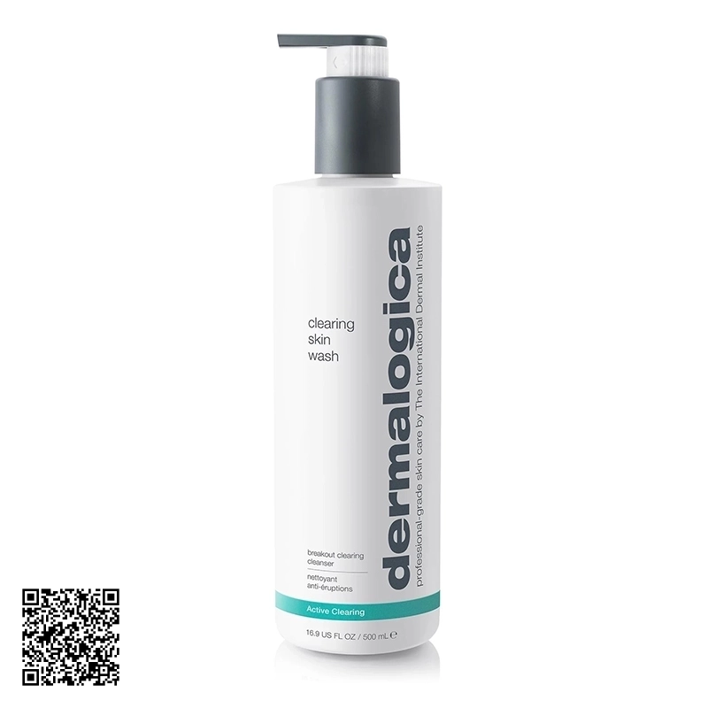 Sữa Rửa Mặt Cho Da Dầu Mụn Dermalogica Clearing Skin Wash Từ Mỹ 500ml
