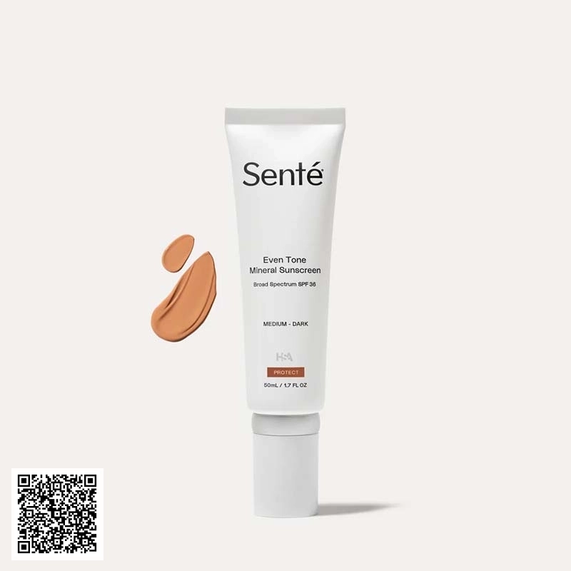 Kem Chống Nắng Sente Even Tone Mineral Sunscreen SPF 36 Medium Dark Từ Mỹ 50ml