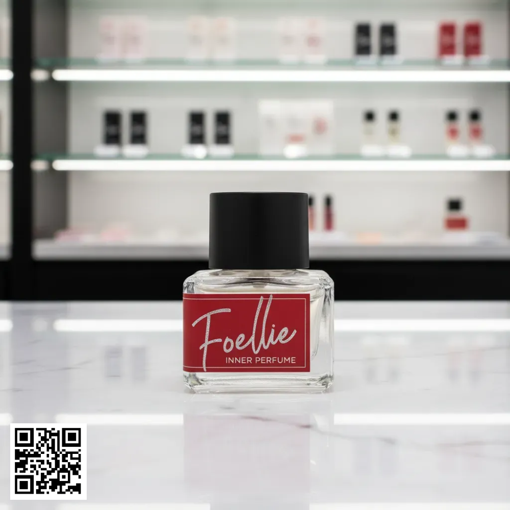 Nước Hoa Vùng Kín Foellie Đỏ Hương Phấn Baby Thơm Dịu Từ Hàn Quốc 5ml