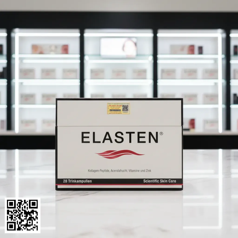 Nước Uống Collagen Elasten Scientific Skin Care Từ Đức Hộp 28 Ống