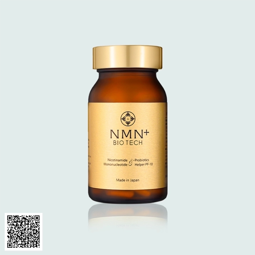 Viên Uống NMN+ BIO TECH Hỗ Trợ Hỗ Trợ Ngừa Lão Hóa, Nâng Cao Sức Khỏe Từ Nhật Bản 60 Viên
