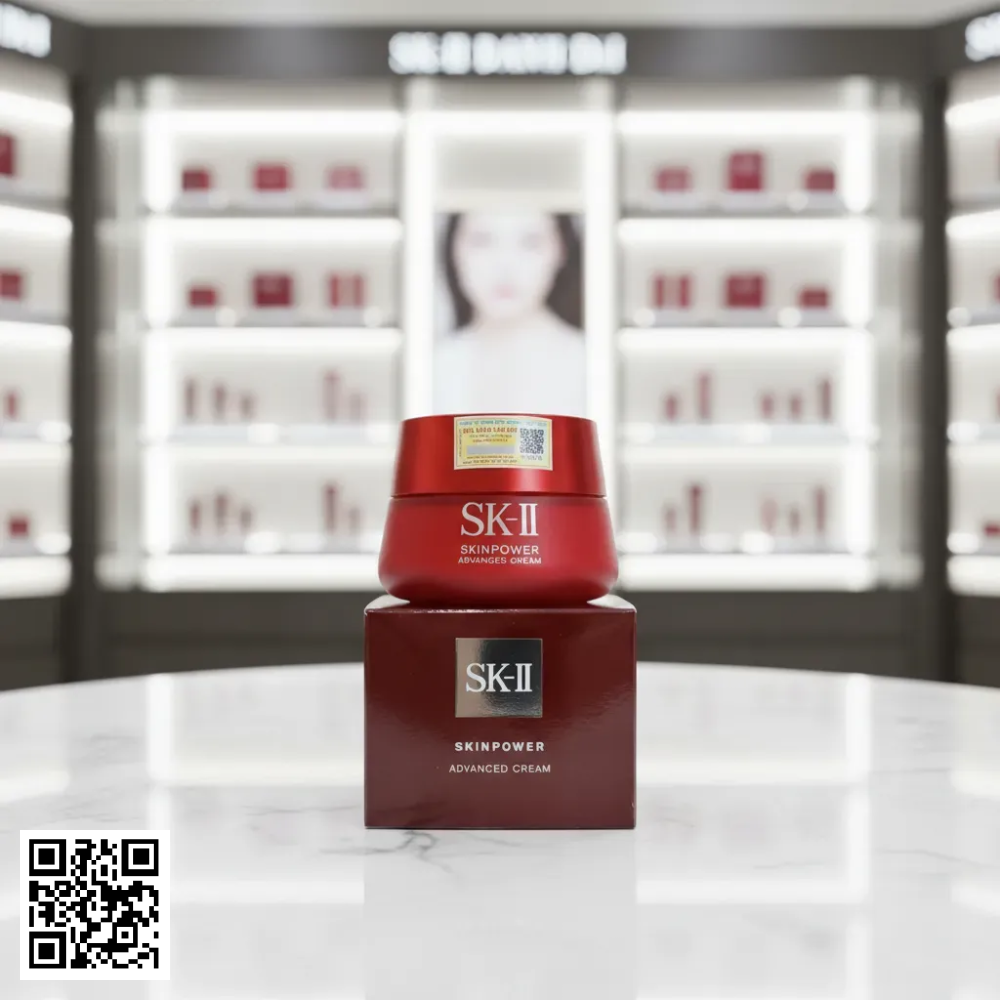 Kem Dưỡng Chống Lão Hóa Cấp Ẩm Da SK-II Skinpower Advanced Cream Nhật Bản 80g