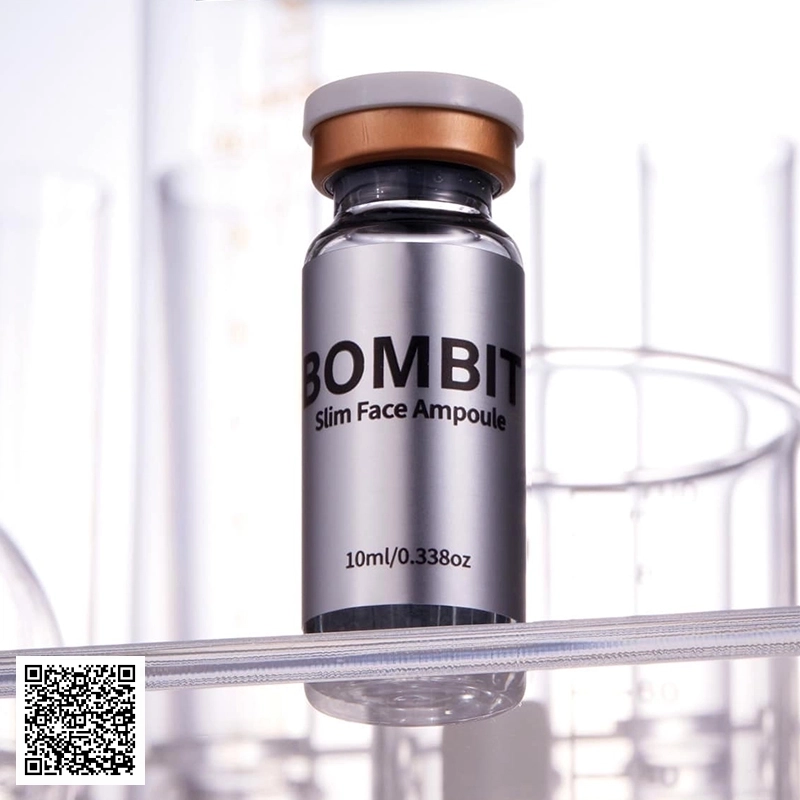 Tinh Chất BOMBIT Slim Face Ampoule Thon Gọn Mặt, Tan Mỡ Má, Nọng Cằm Từ Hàn Quốc 5ml x 4 Lọ