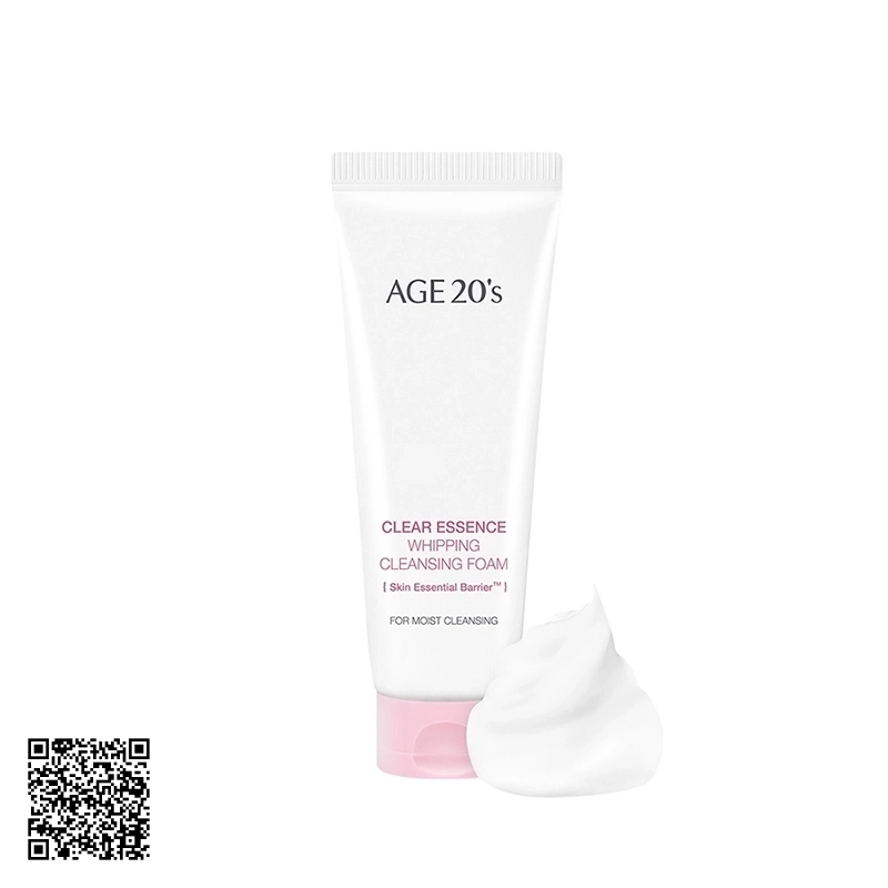 Sữa rửa mặt AGE 20’s Clear Essence Whipping Cleansing Foam 80ml