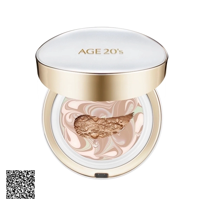 Phấn Tươi Dưỡng Da Che Phủ Bền Màu AGE 20s Signature Essence Cover Pact Long Stay #21 Light Beige