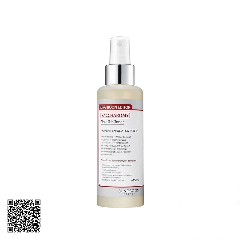 Nước Hoa Hồng Sungboon Editor Sccharomy Clear Skin Toner 150ml
