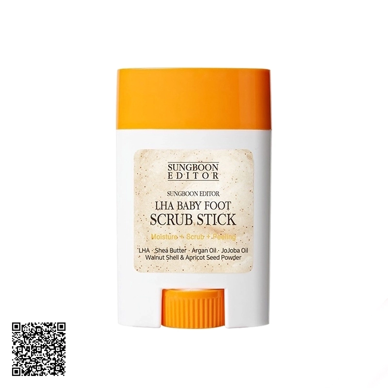 Thanh Tẩy Tế Bào Chết Da Chân Sungboon Editor LHA Baby Foot Scrub Stick 20g