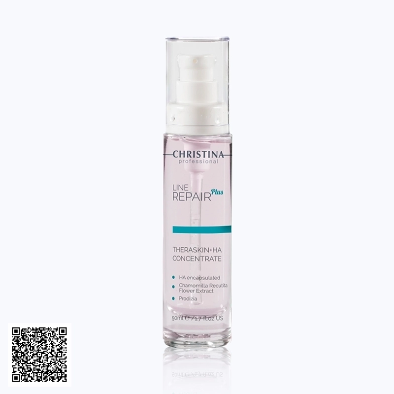 Serum Dưỡng Ẩm Hỗ Trợ Ngừa Lão Hóa Christina Line Repair Plus Theraskin + HA Concentrate 50ml