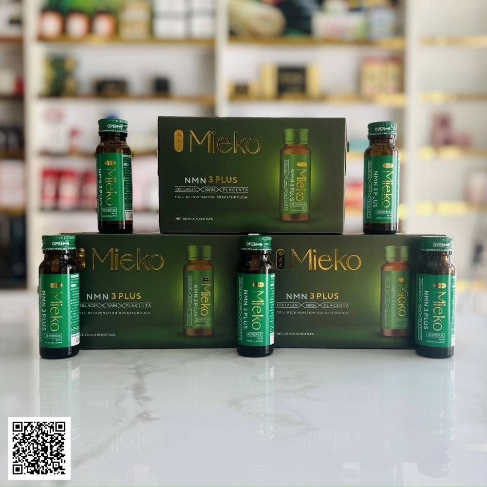 Liệu Trình Nước Uống Mieko NMN 3 Plus Từ Nhật Bản