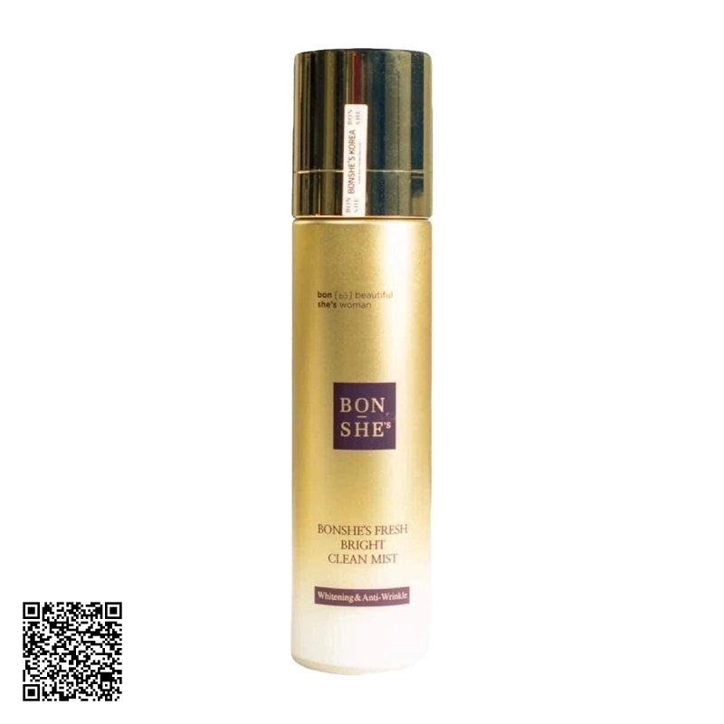 Xịt Khoáng Đông Trùng Hạ Thảo Bonshe’s Fresh Bright Clean Mist 120ml