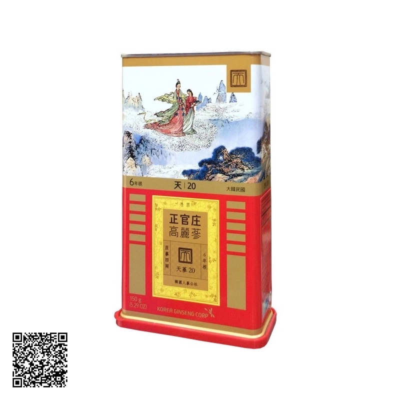 Thiên Sâm Nguyên Củ KGC Heaven Roots Số 20 Từ Hàn Quốc 150g