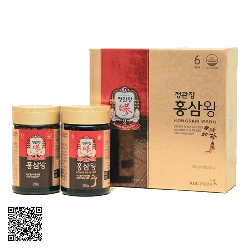 Cao Hồng Sâm KGC Korean Red Ginseng Hong Sam Wang Từ Hàn Quốc 2 Lọ