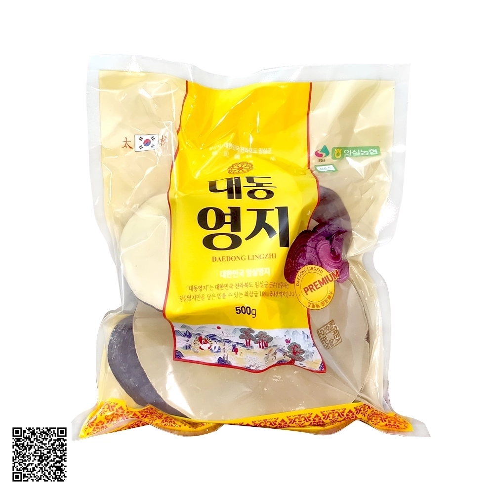 Nấm Linh Chi Đỏ Daedong Lingzhi Mushroom Premium Từ Hàn Quốc 500g