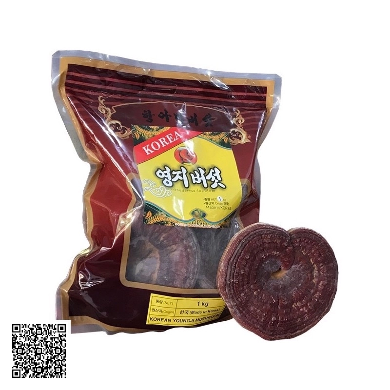 Nấm Linh Chi Đỏ Núi Đá Thiên Nhiên Korean Youngji Mushroom Từ Hàn Quốc 1kg