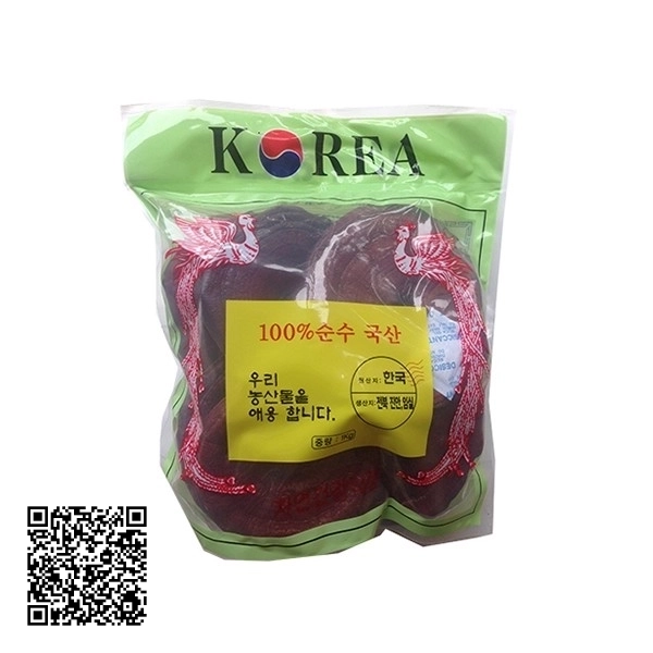 Nấm Linh Chi Đỏ Phượng Hoàng Túi Xanh Từ Hàn Quốc 1kg (3 Tai Trở Lên)