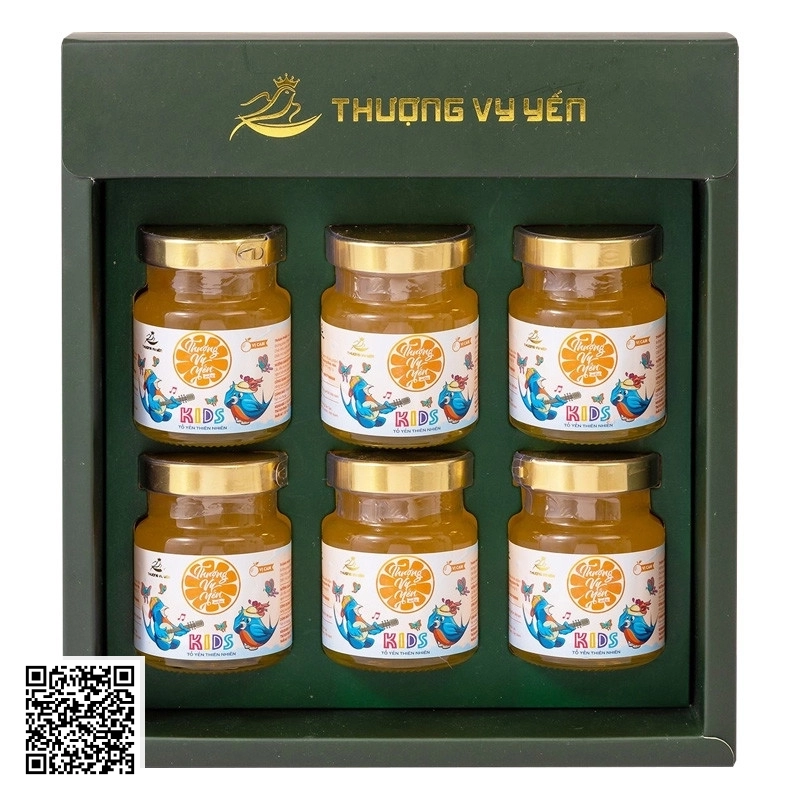 Yến Sào Thượng Vy Yến Biển Vị Cam Set 6 Hũ