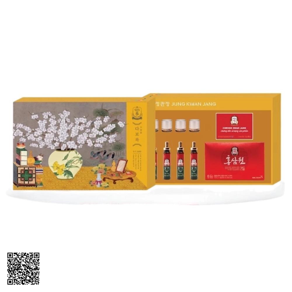 Hộp Quà Tết Hồng Sâm Cao Cấp KGC Ngũ Phúc Lâm Môn Từ Hàn Quốc
