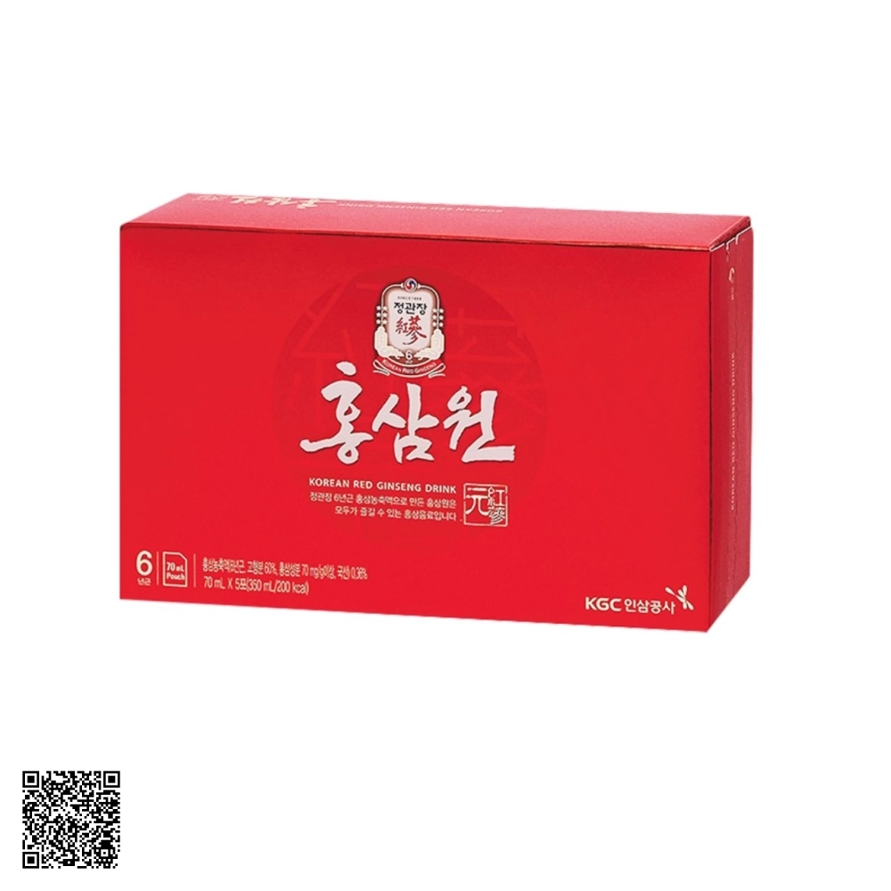 Nước Hồng Sâm Won KGC Jung Kwan Jang Từ Hàn Quốc 5 Gói